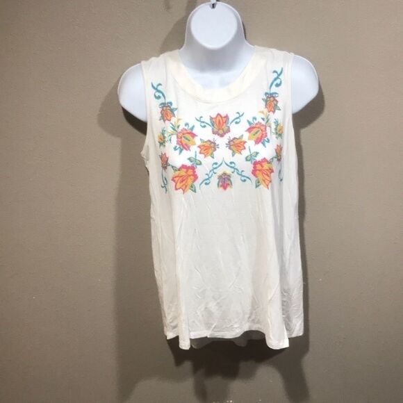 Style & Co Petite Embroidered Swing Top Womens size Petite Small NWT - Picture 2 of 6